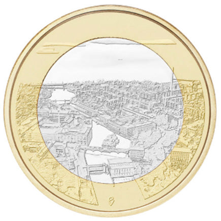 Φινλανδία 5 € Τοπία Tammerkoski 2018