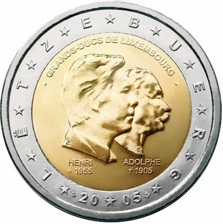 Λουξεμβούργο 2 € Adolphe 2005
