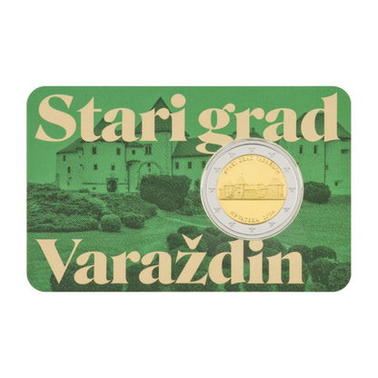 Κροατία 2€ Κάρτα με κέρμα Varazdin Old Town 2024