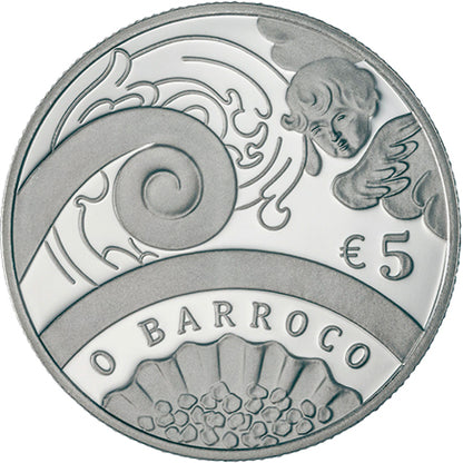 Πορτογαλία 5€ The Baroque Silver Proof 2018