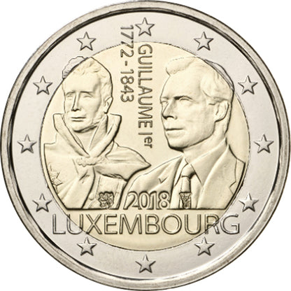 Λουξεμβούργο 2€ Guilliarme I 2018