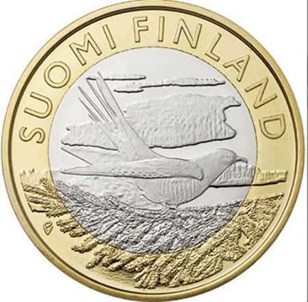 Φινλανδία 5€ Κούκος Καρελίας 2014