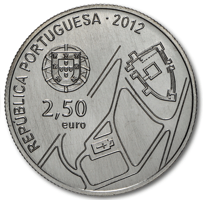 Πορτογαλία 2,50 € 75η επέτειος. Σχολικό πλοίο Sagres 2012
