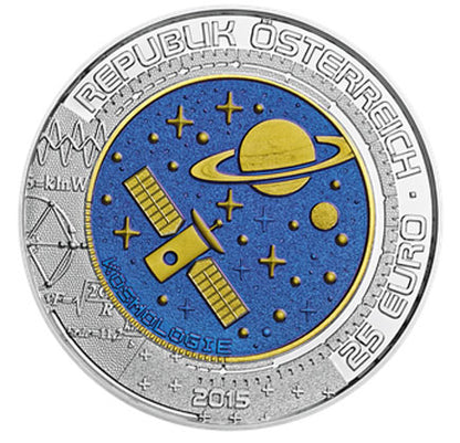 Αυστρία 25€ Niob Cosmology 2015