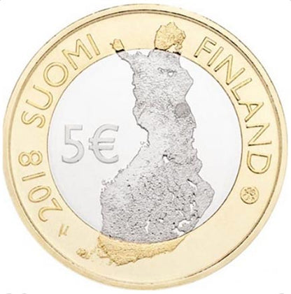 Φινλανδία 5 € Porvoonjoki River 2018