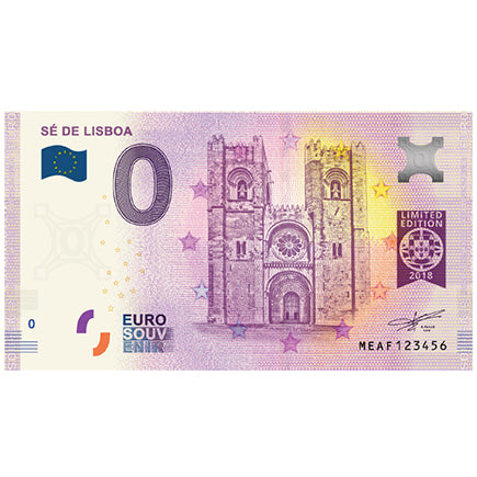 Σημείωση 0€ Καθεδρικός Ναός της Λισαβόνας 2018